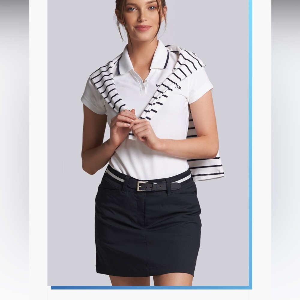 Black Skort hybrid Liquid Yachtwear Boat Bum